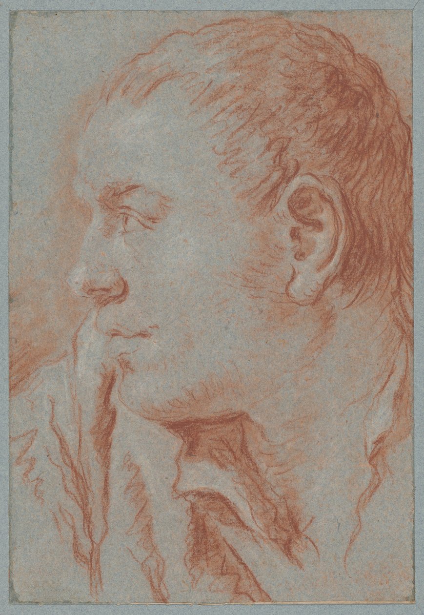 Leder for en ung mann i profil av Giovanni Battista Tiepolo
