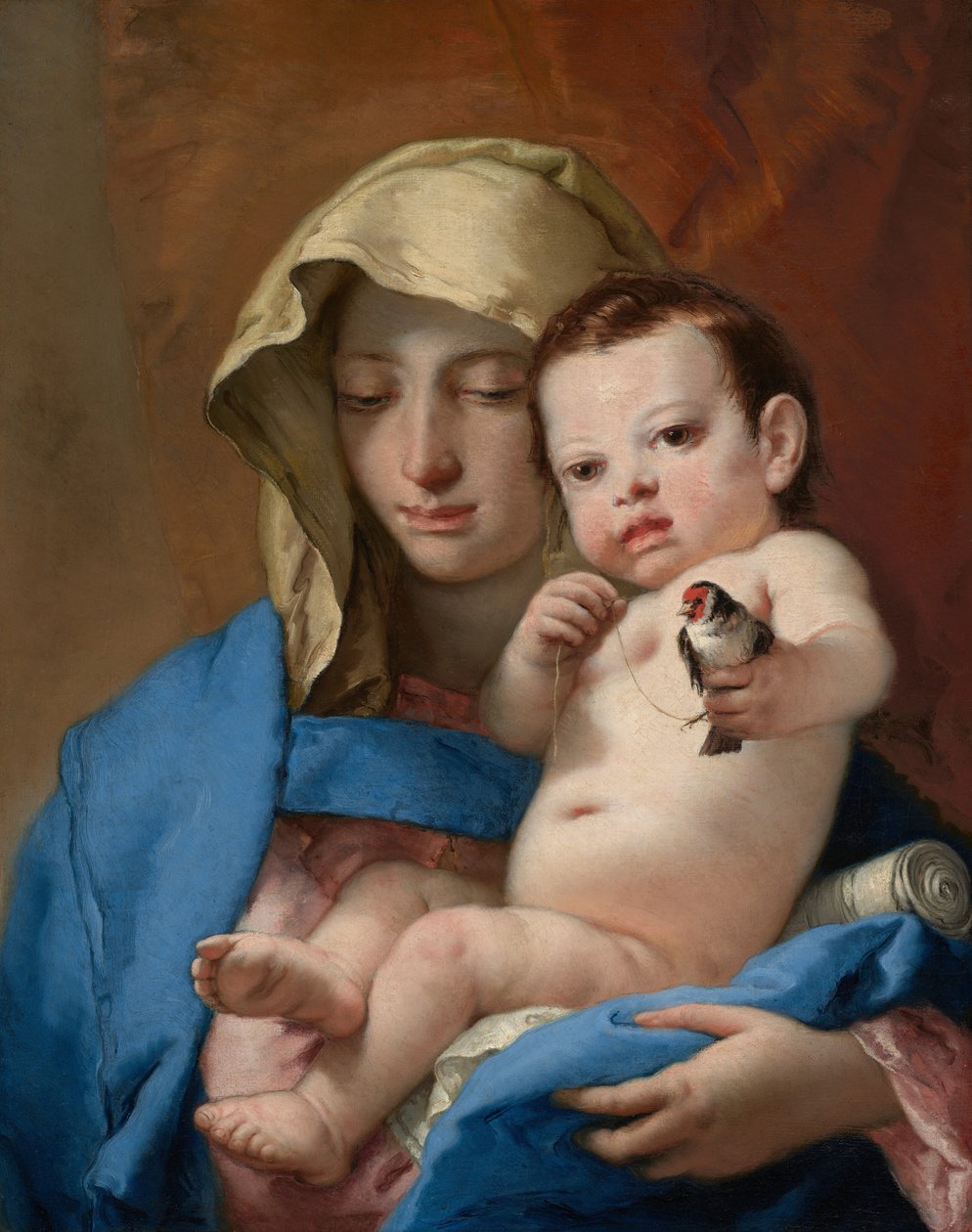 Madonna med gullfinken av Giovanni Battista Tiepolo