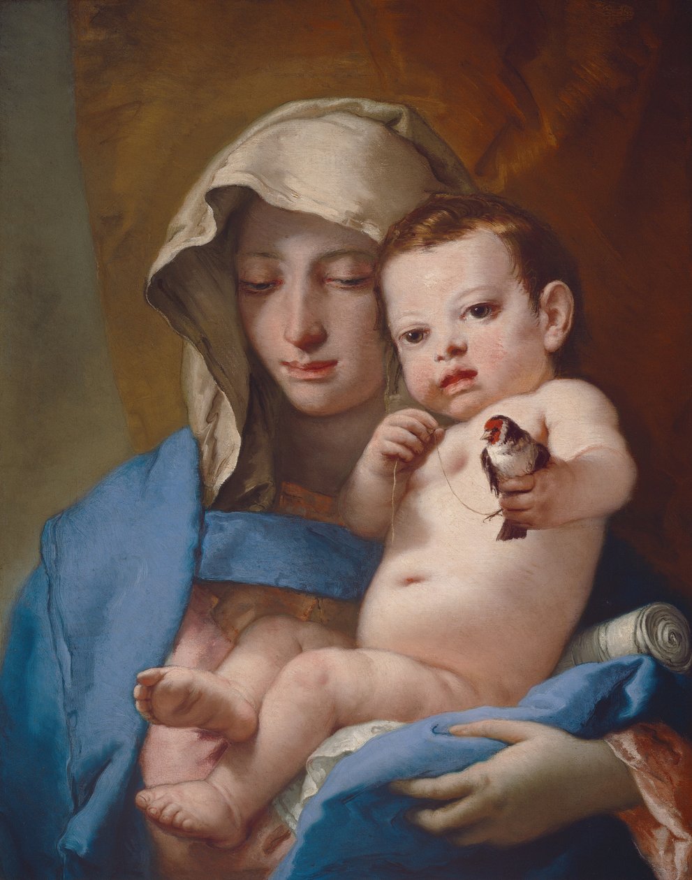 Madonna of the Goldfinch, ca. 17671770. av Giovanni Battista Tiepolo