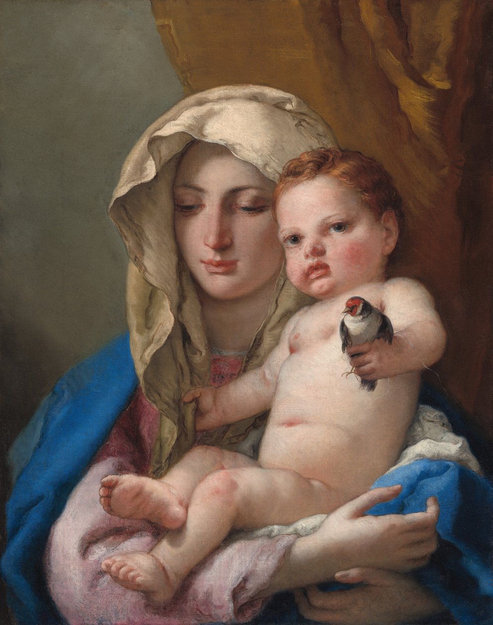 Madonna of the Goldfinch, ca. 17671770. av Giovanni Battista Tiepolo