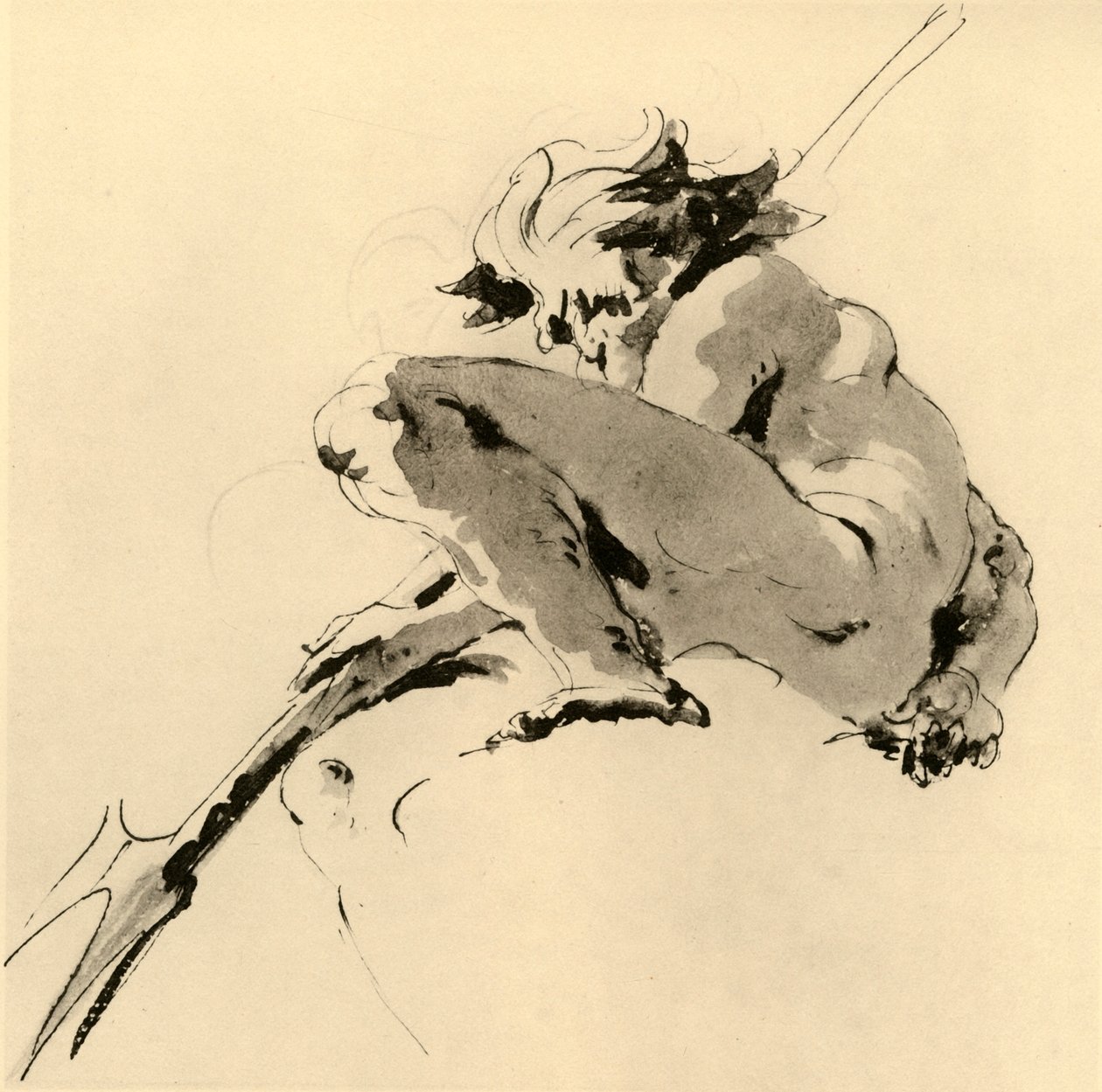 Neptun, c1740, 1928 av Giovanni Battista Tiepolo