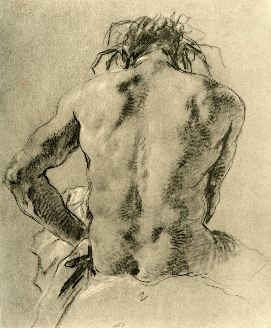 Naken rygg, 1751, 1928 av Giovanni Battista Tiepolo