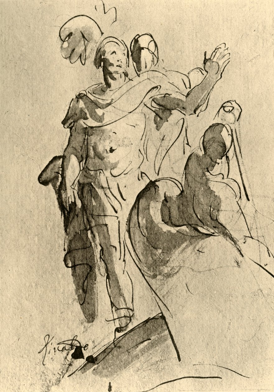 Rinaldo eller Aeneas, 1757, 1928 av Giovanni Battista Tiepolo