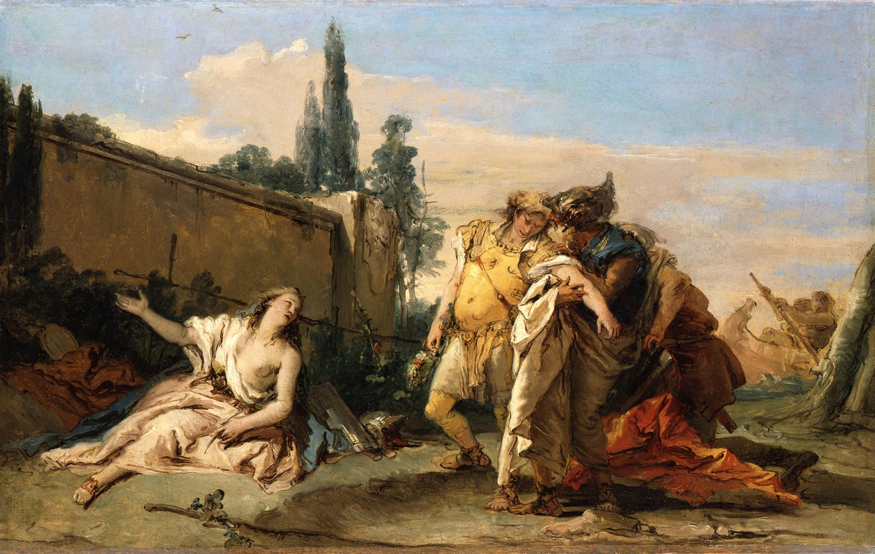 Rinaldos farvel til Armida av Giovanni Battista Tiepolo