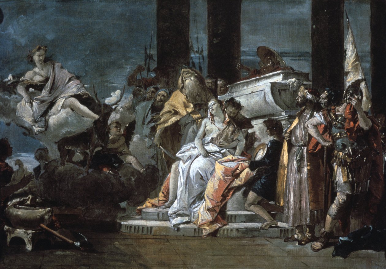 Offer av Iphigenia, 1735 av Giovanni Battista Tiepolo