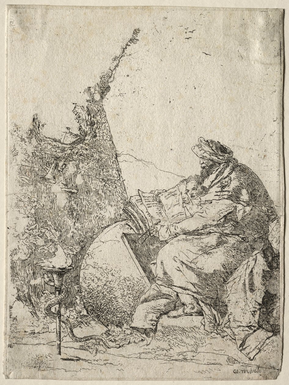 Scherzi di Fantasia: Filosofen av Giovanni Battista Tiepolo