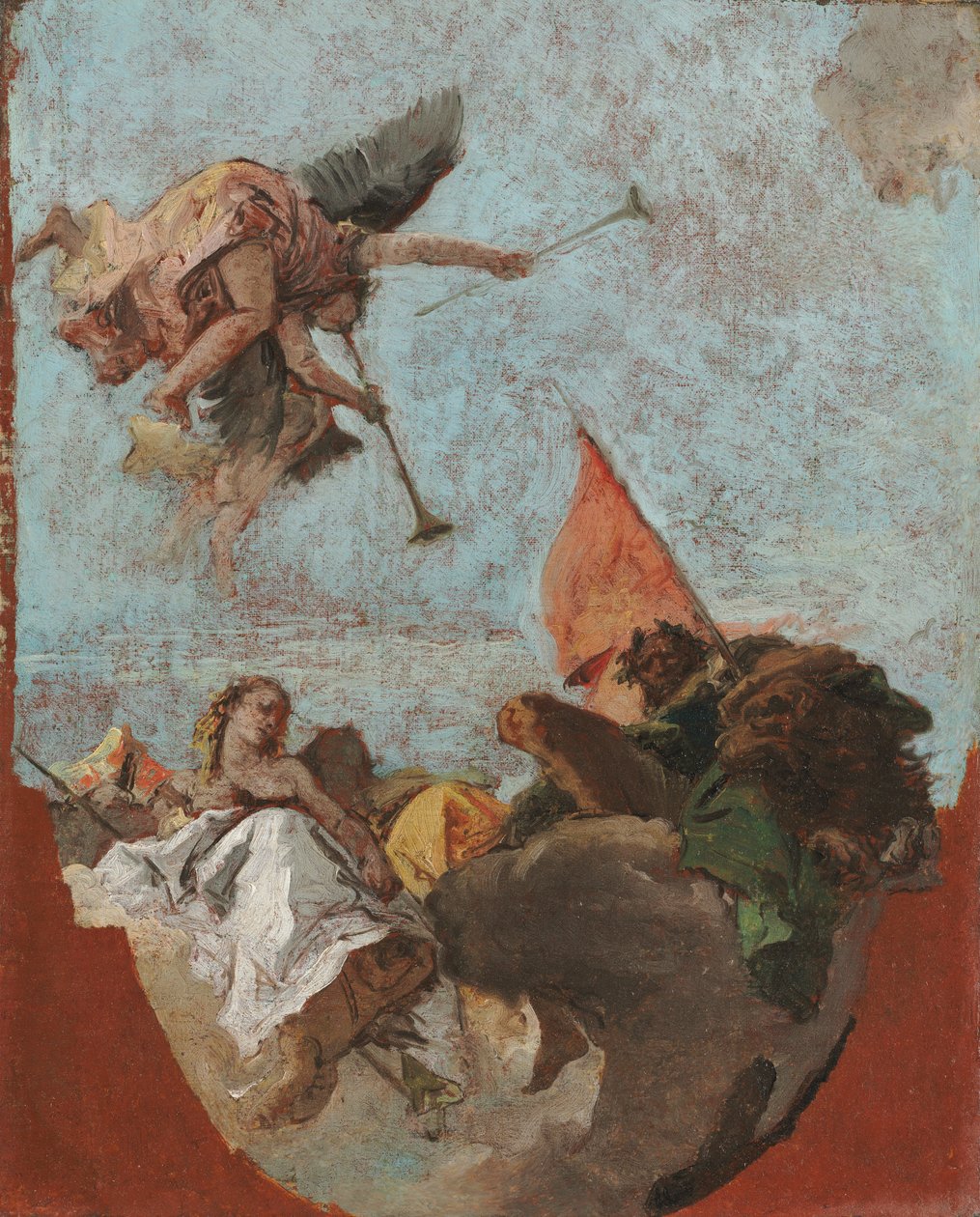 Skisse for et tak av Giovanni Battista Tiepolo