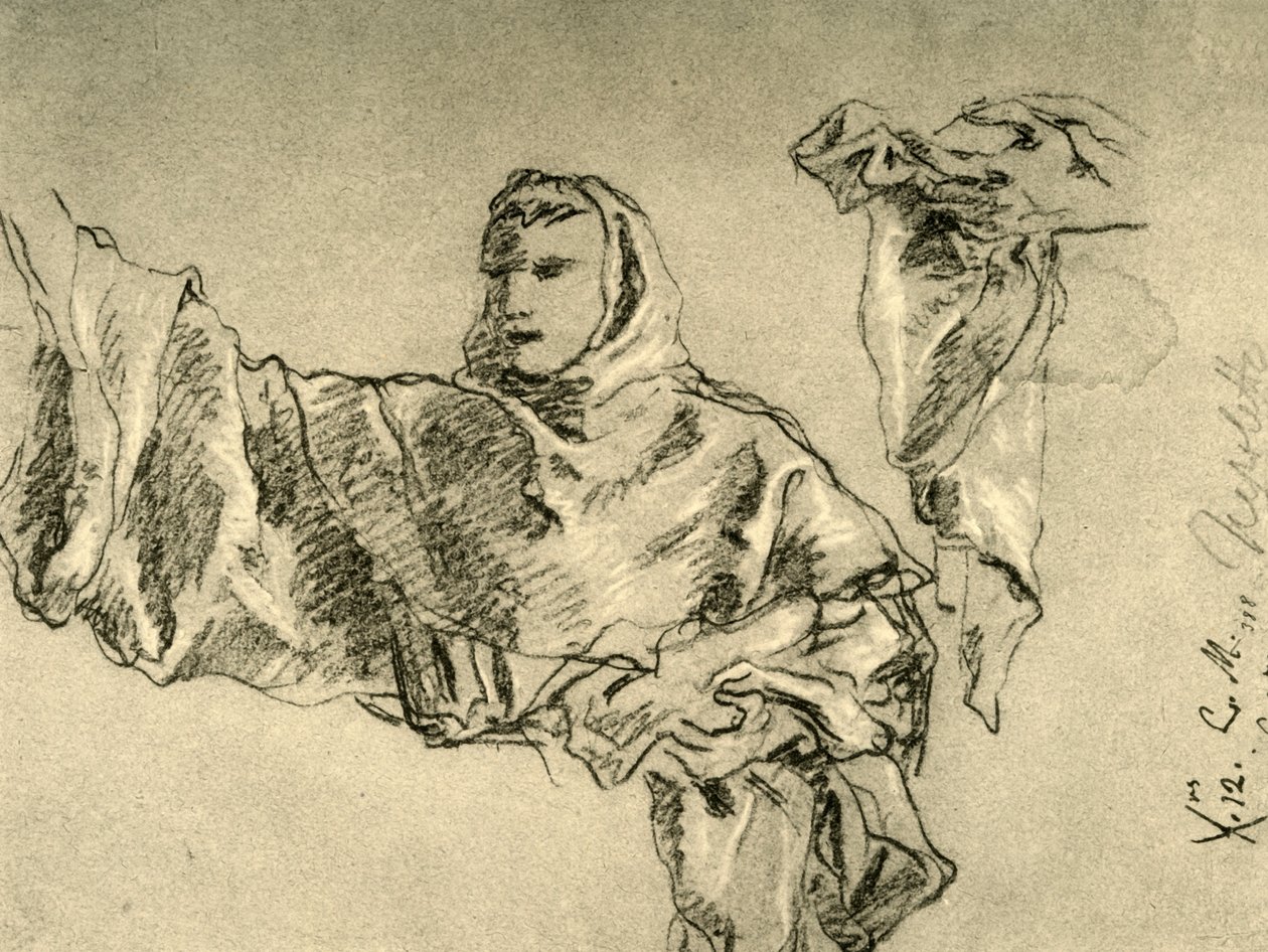 St. Antonius av Padua, c1755, 1928 av Giovanni Battista Tiepolo
