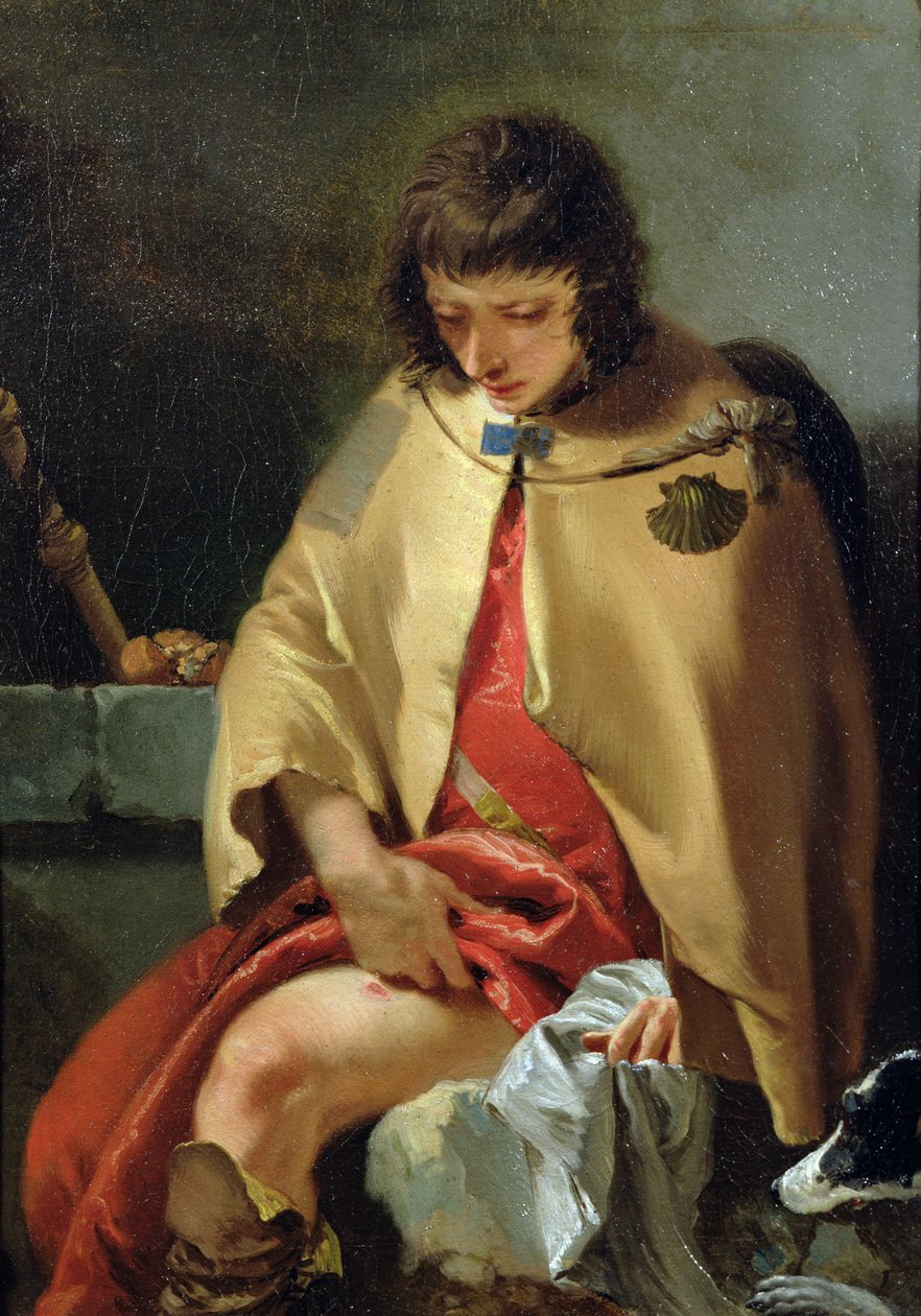 St. Roch, ca. 1730-35 av Giovanni Battista Tiepolo