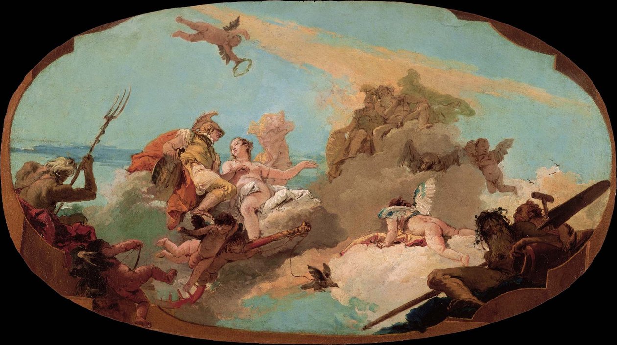 Admiral Vittor Pisanis apoteose av Giovanni Battista Tiepolo