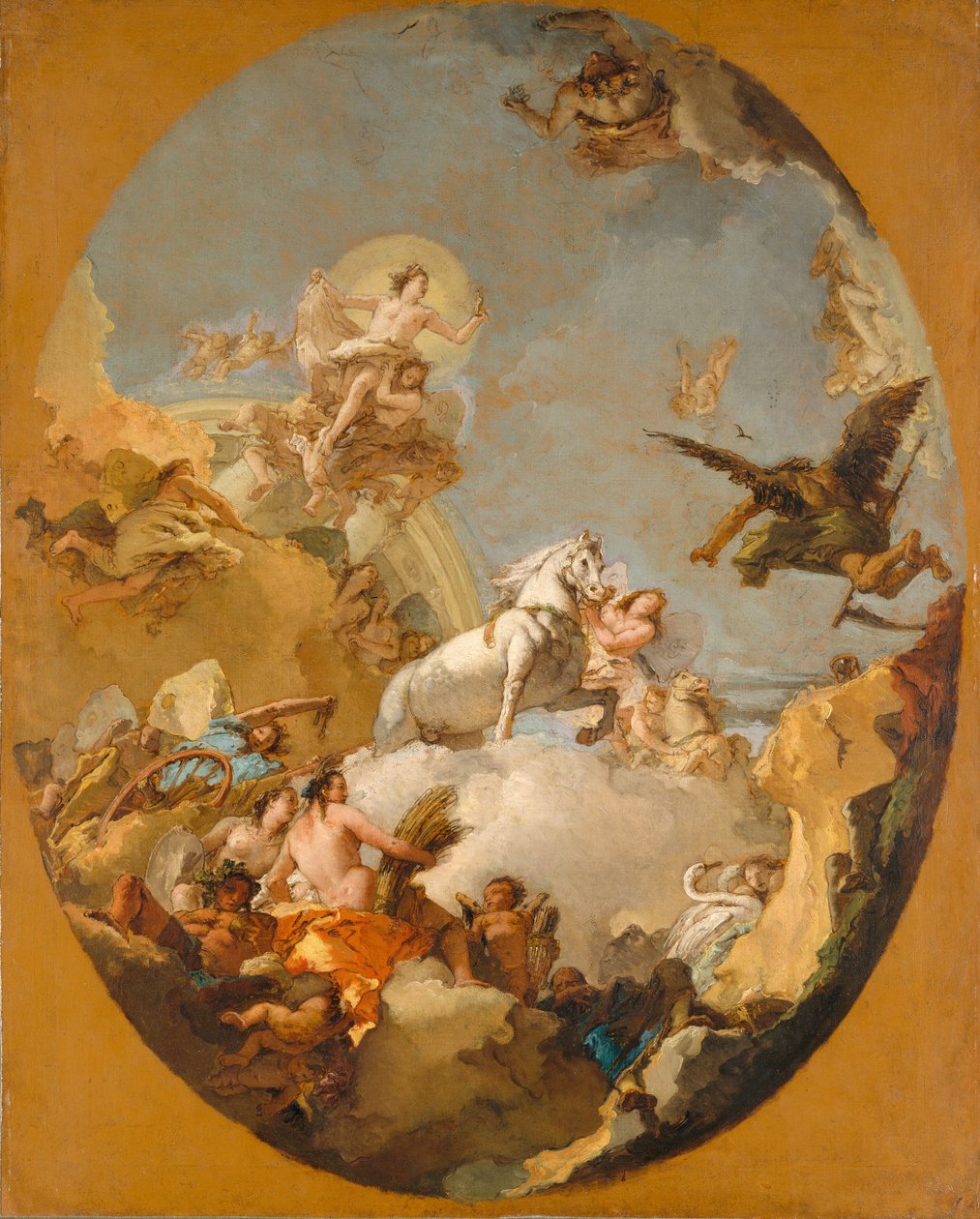 The Chariot of Aurora, 1760-tallet. av Giovanni Battista Tiepolo