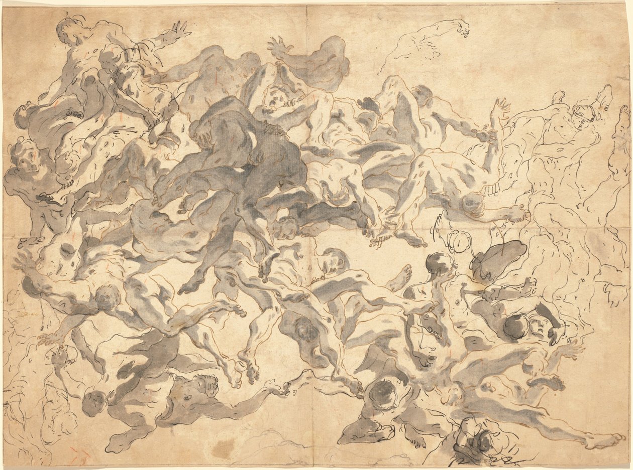Fall of the Rebel Angels av Giovanni-Battista Tiepolo