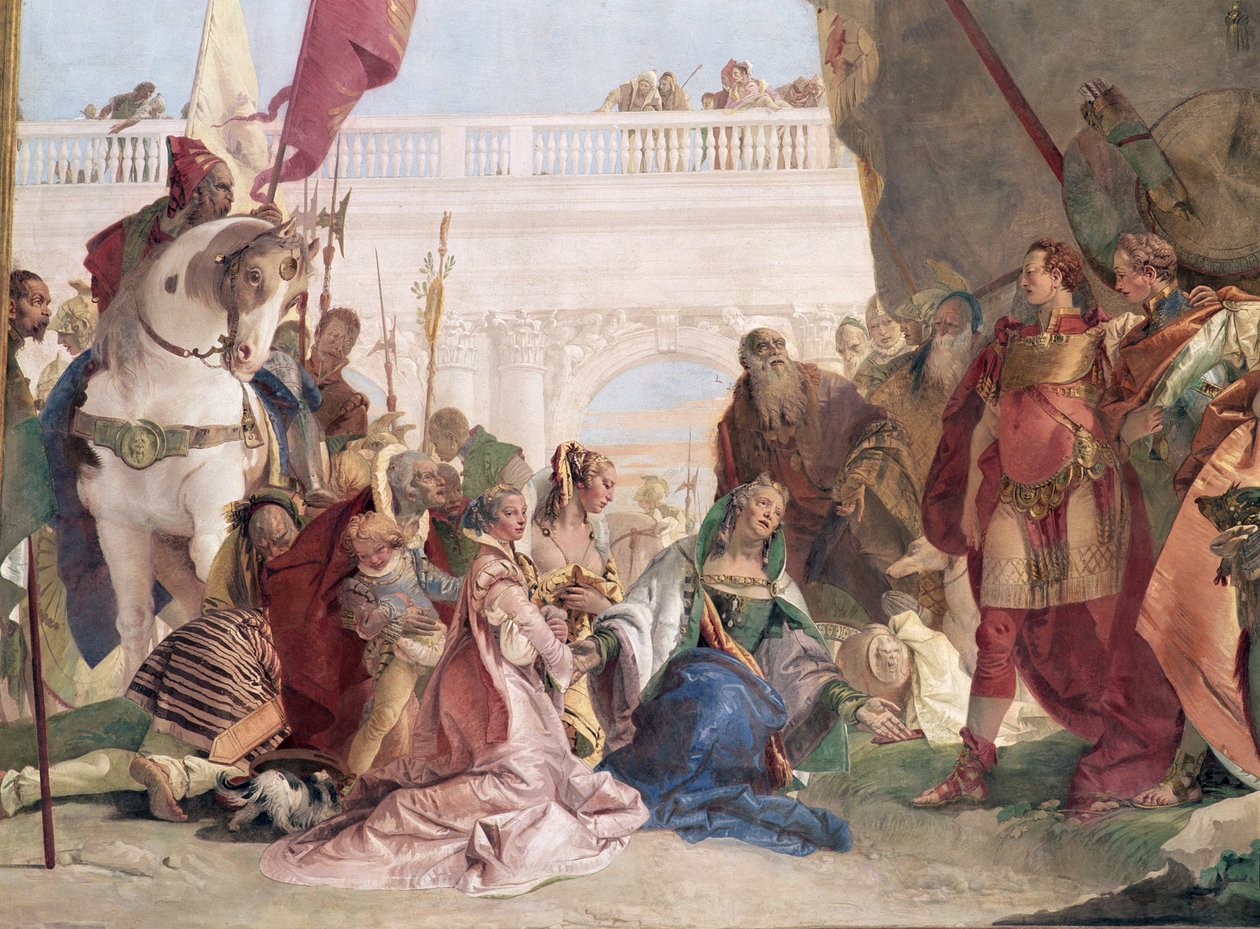 Familien til Darius før Alexander av Giovanni Battista Tiepolo