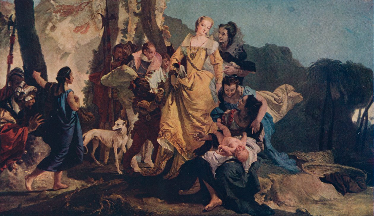 Funnet av Moses, c1730 av Giovanni Battista Tiepolo