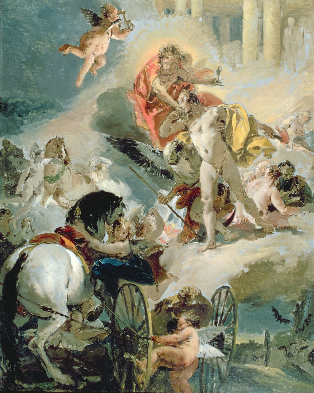The Harnessing of the Horses of the Sun, ca. 1731 av Giovanni Battista Tiepolo