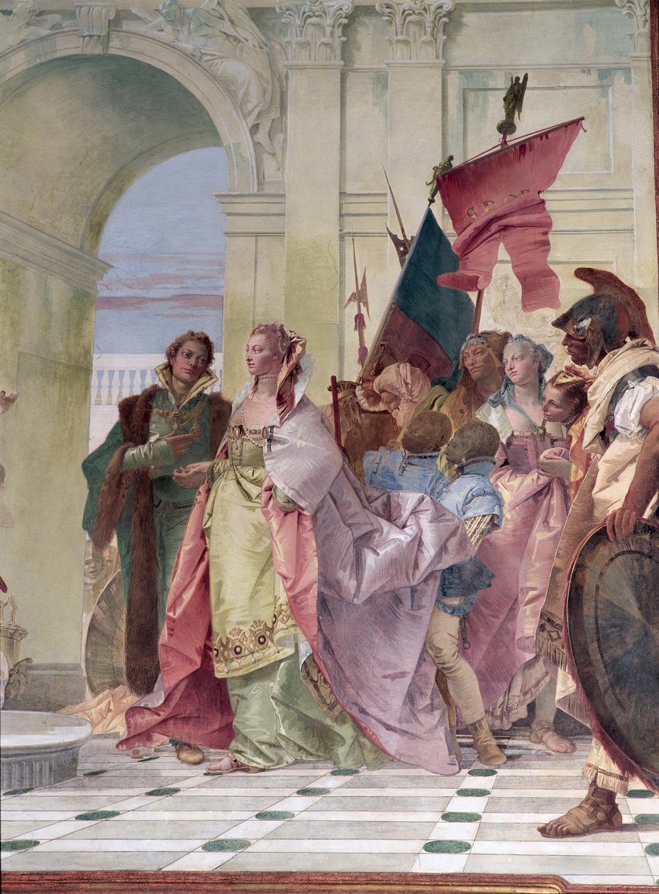 Storsinnet til Scipio, detalj av Giovanni Battista Tiepolo