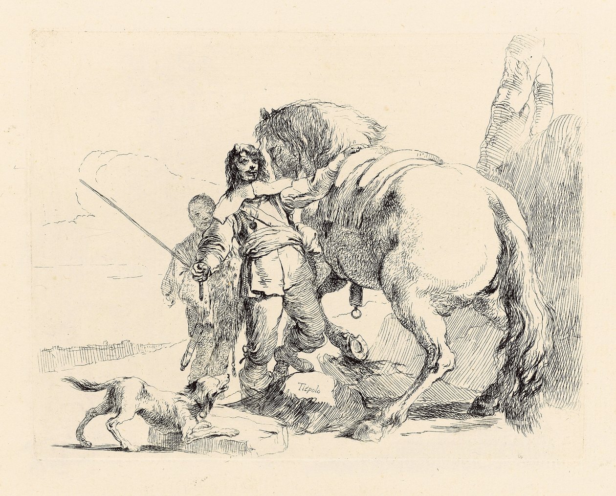 Vari Capricci, før 1750 av Giovanni Battista Tiepolo