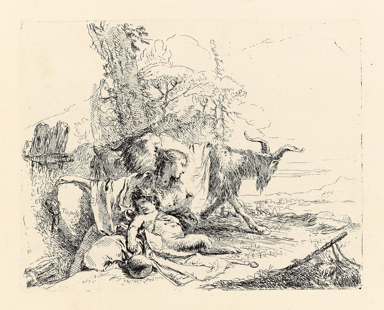 Vari Capricci, før 1750 av Giovanni Battista Tiepolo