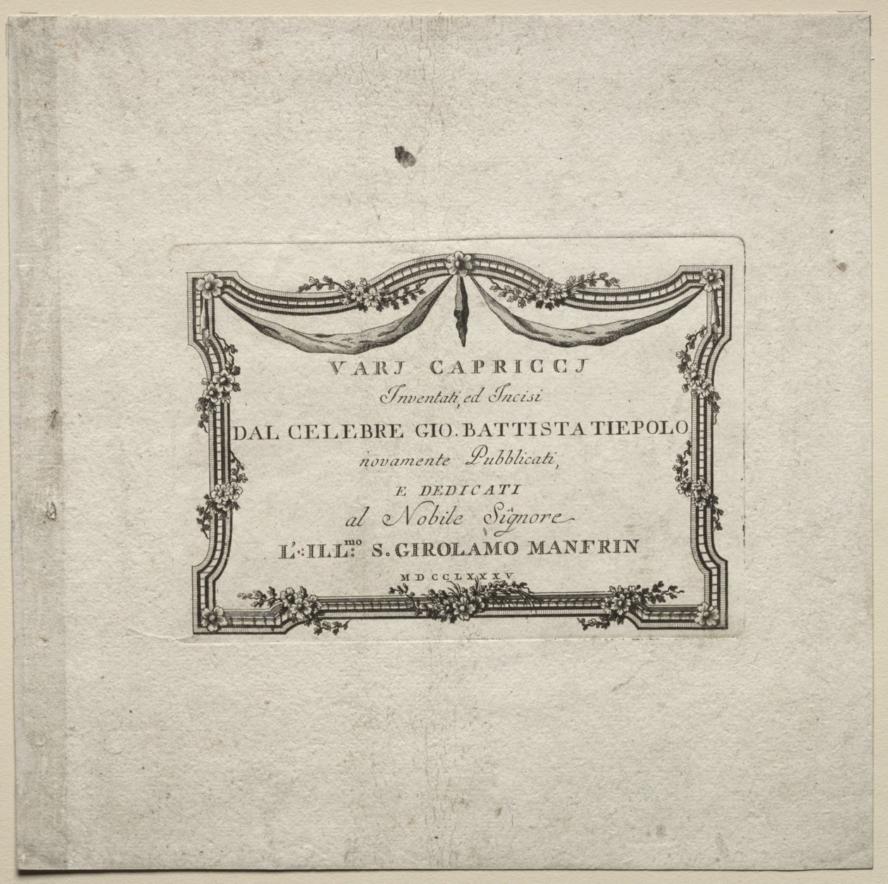 Ulike Caprices av Giovanni Battista Tiepolo