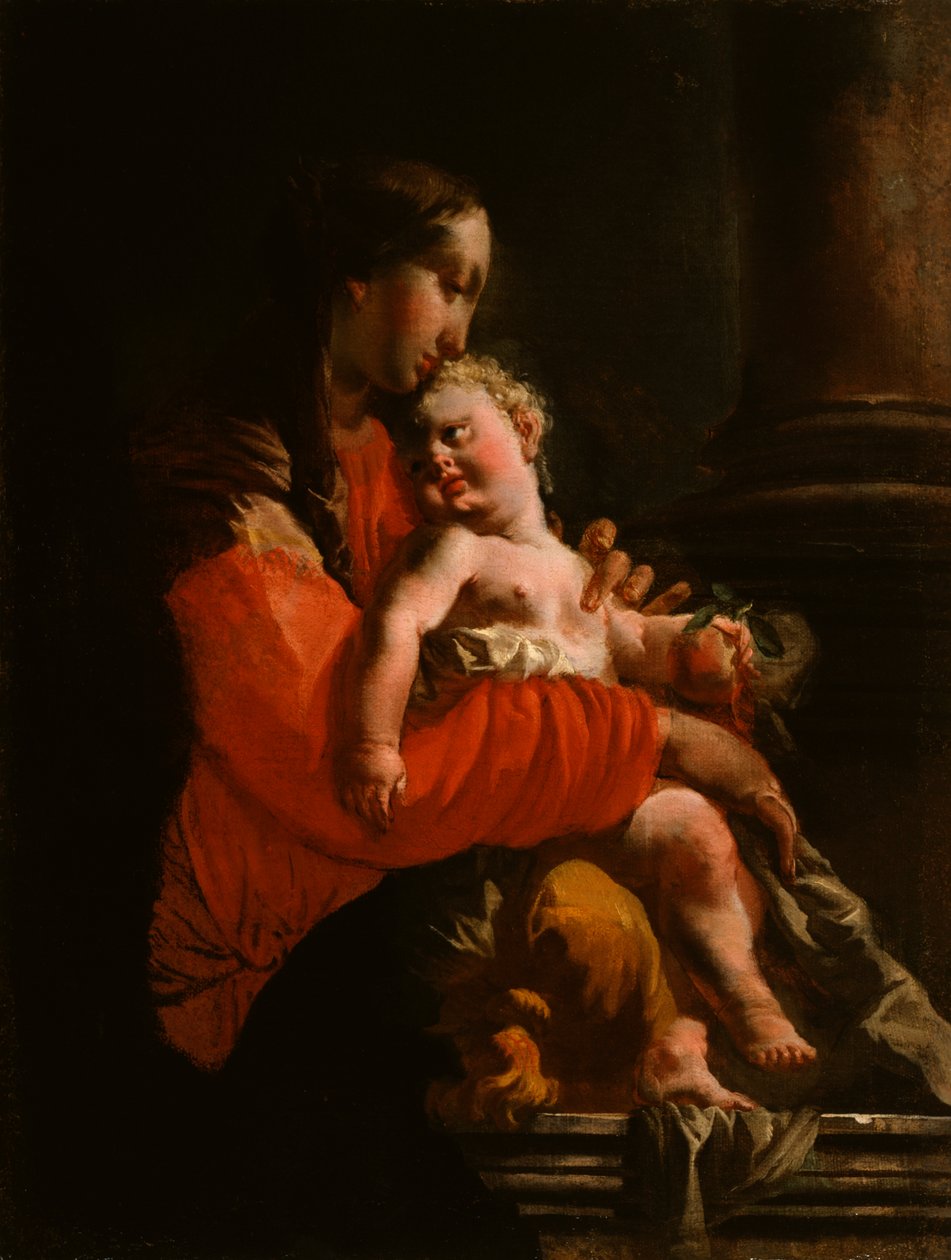 Jomfru Maria med barnet av Giovanni Battista Tiepolo