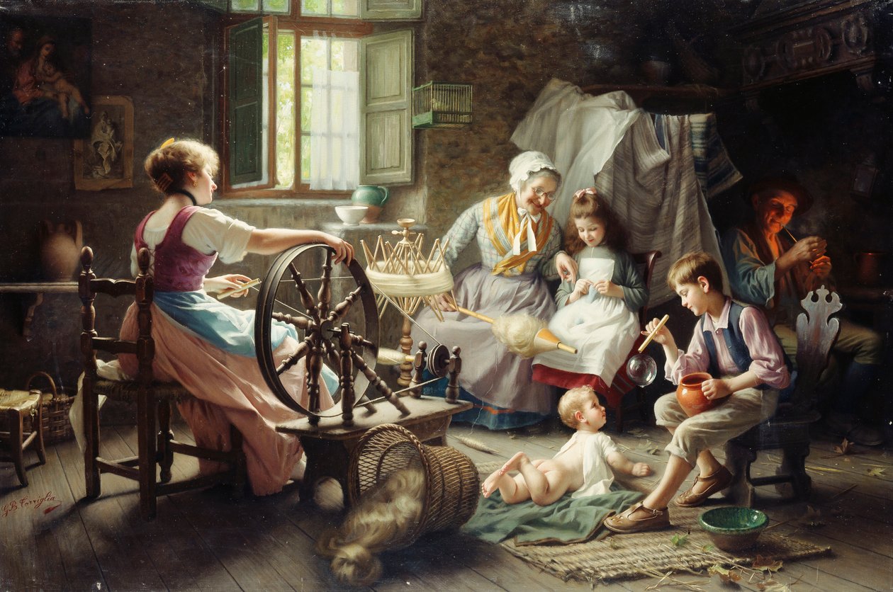 Ved spinnehjulet av Giovanni-Battista Torriglia