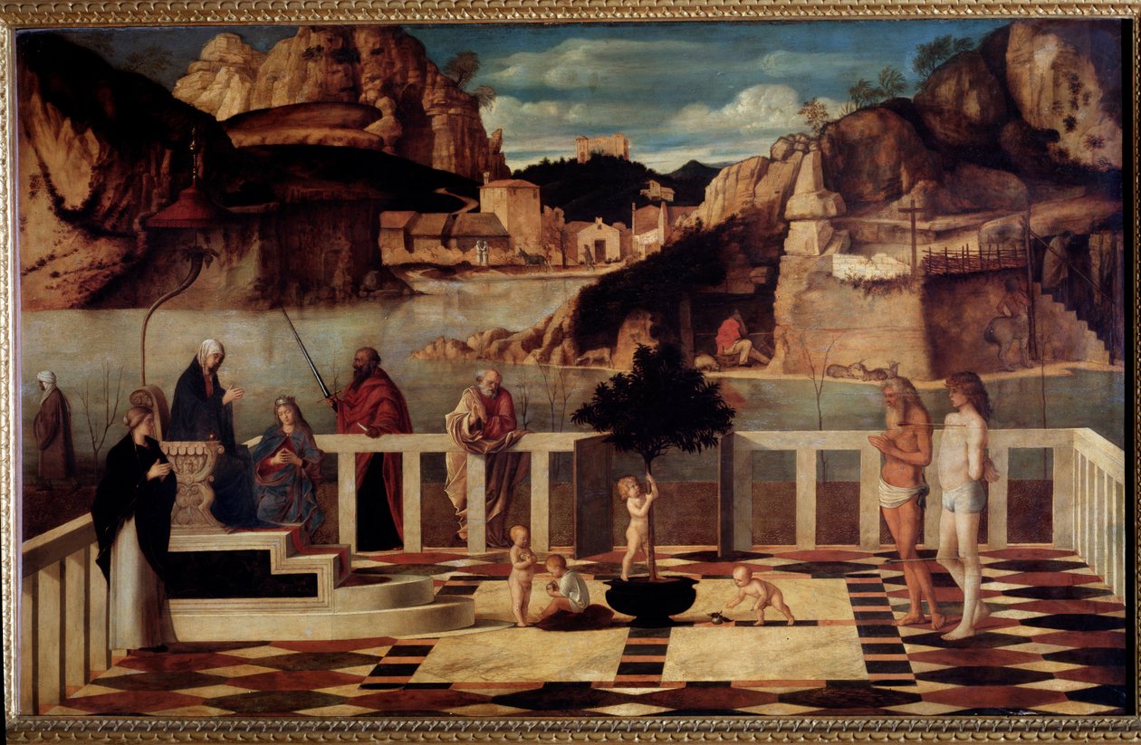 Hellig allegori (maleri, ca. 1487) av Giovanni Bellini