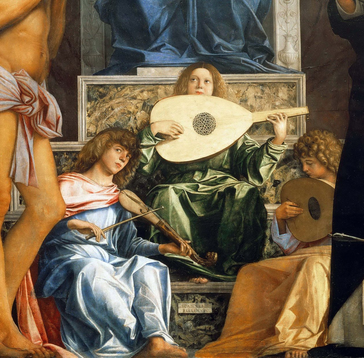 Altertavle av San Giobbe. Detalj, ca 1487. av Giovanni Bellini