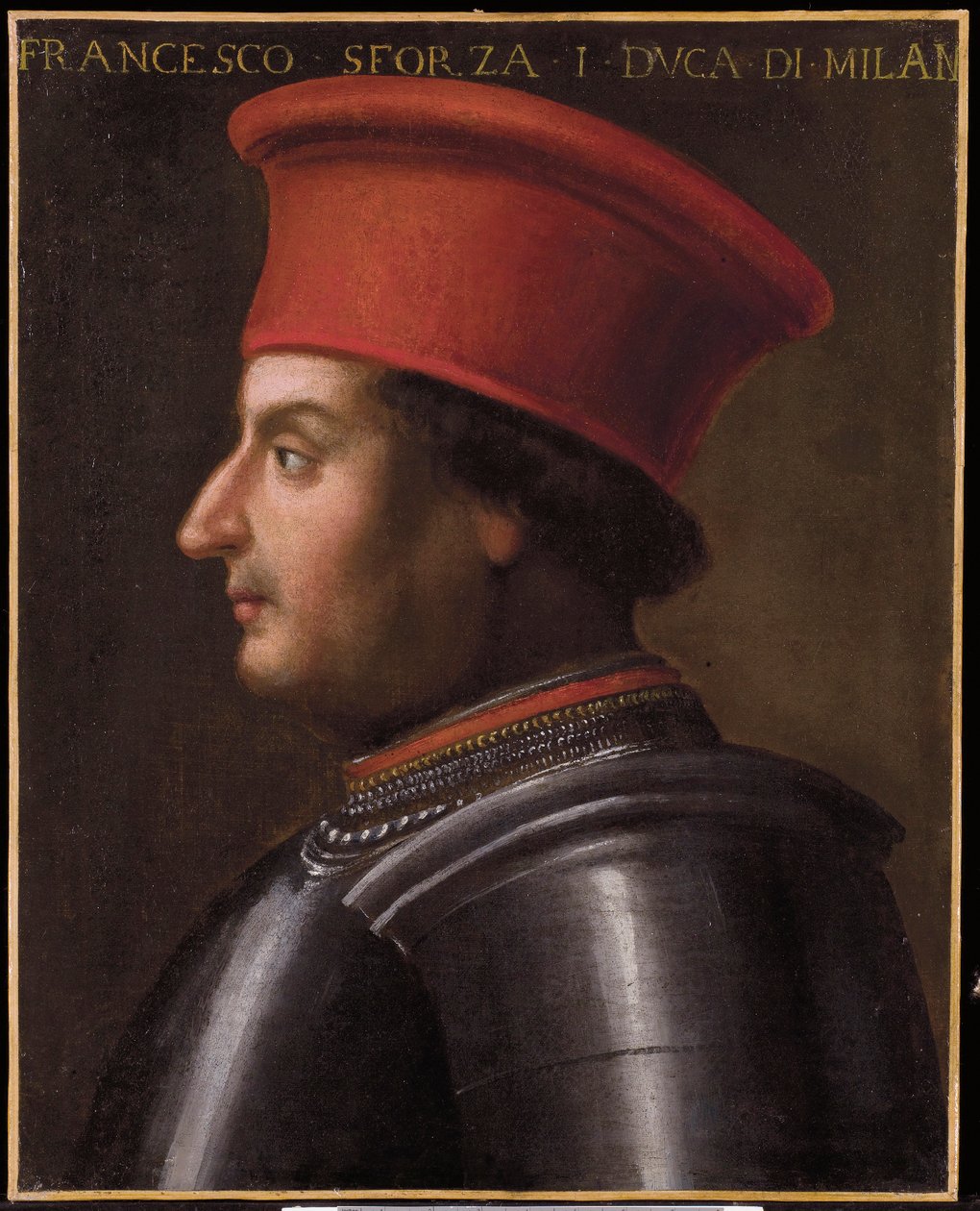 Portrett av Francesco Sforza av Giovanni Bellini