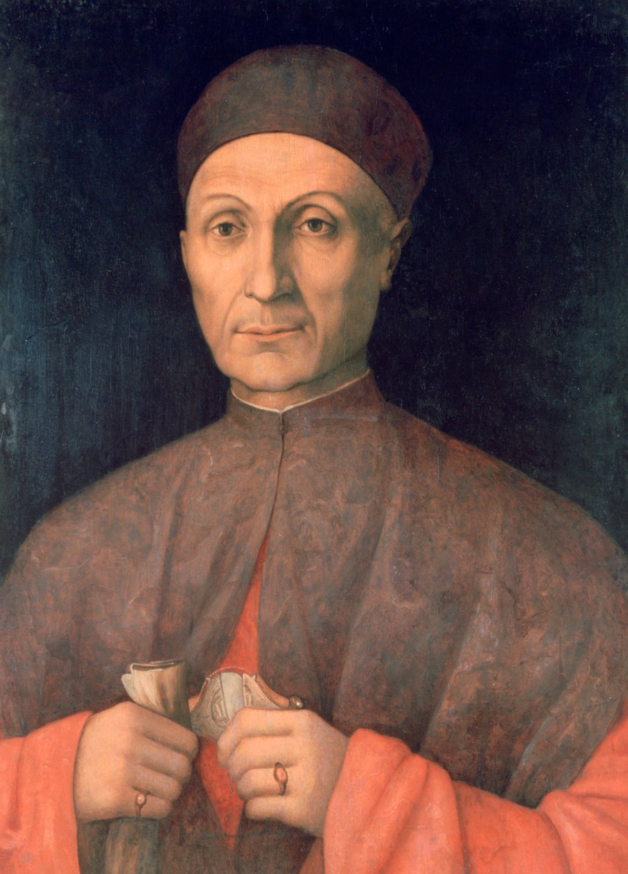 Portrett av en lærd, c1450-1507 av Giovanni Bellini