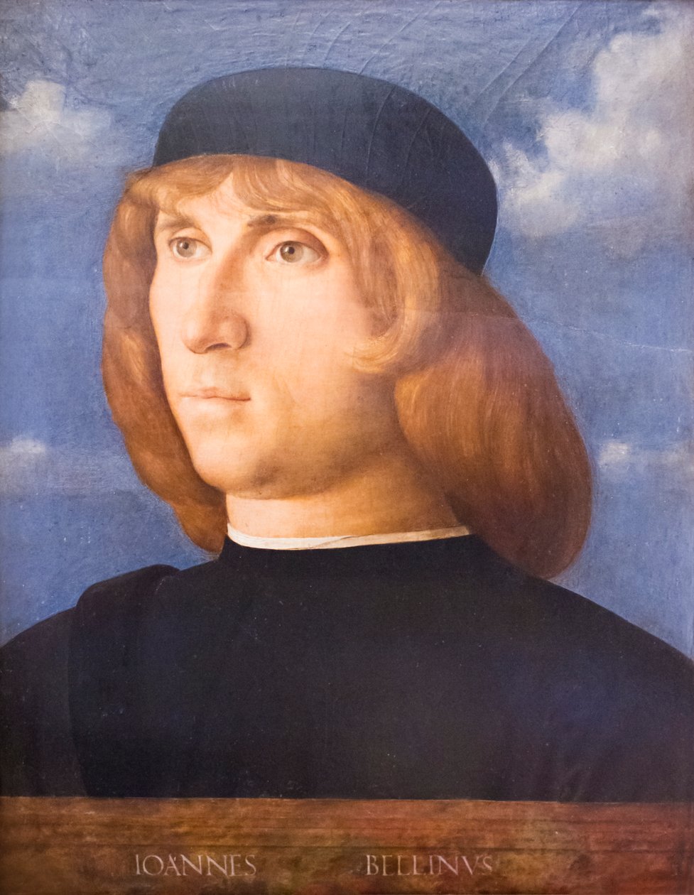 Selvportrett (olje på panel) av Giovanni Bellini
