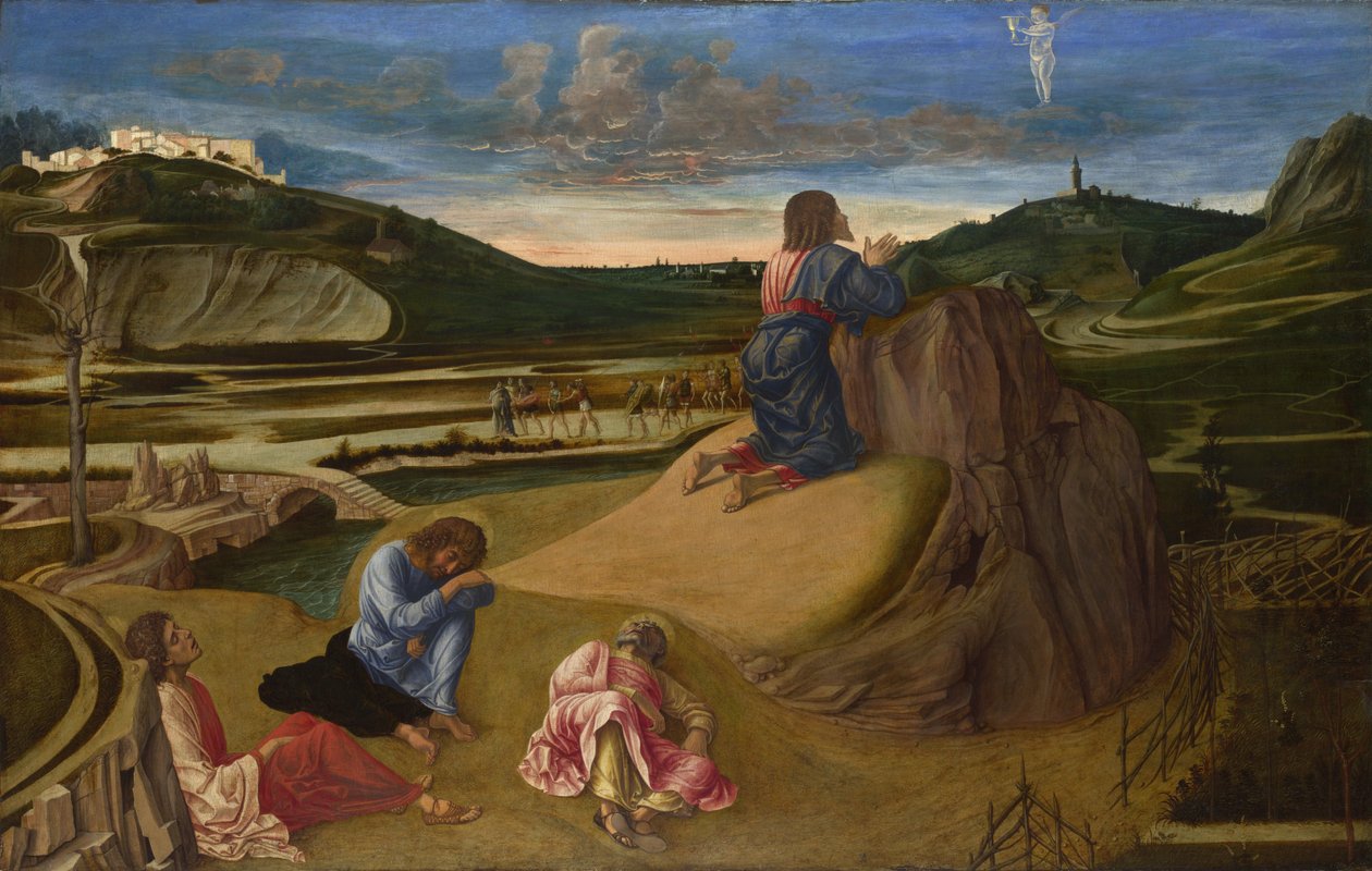 The Agony in the Garden, ca 1465 av Giovanni Bellini