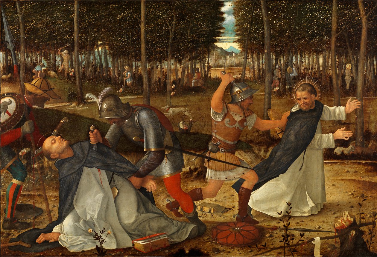 Mordet på St. Peter Martyr, ca. 1509 av Giovanni Bellini