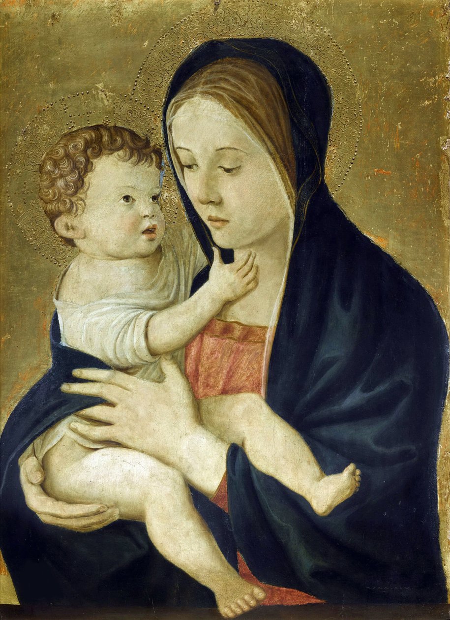 Jomfruen og barnet, ca 1470-1475. av Giovanni Bellini