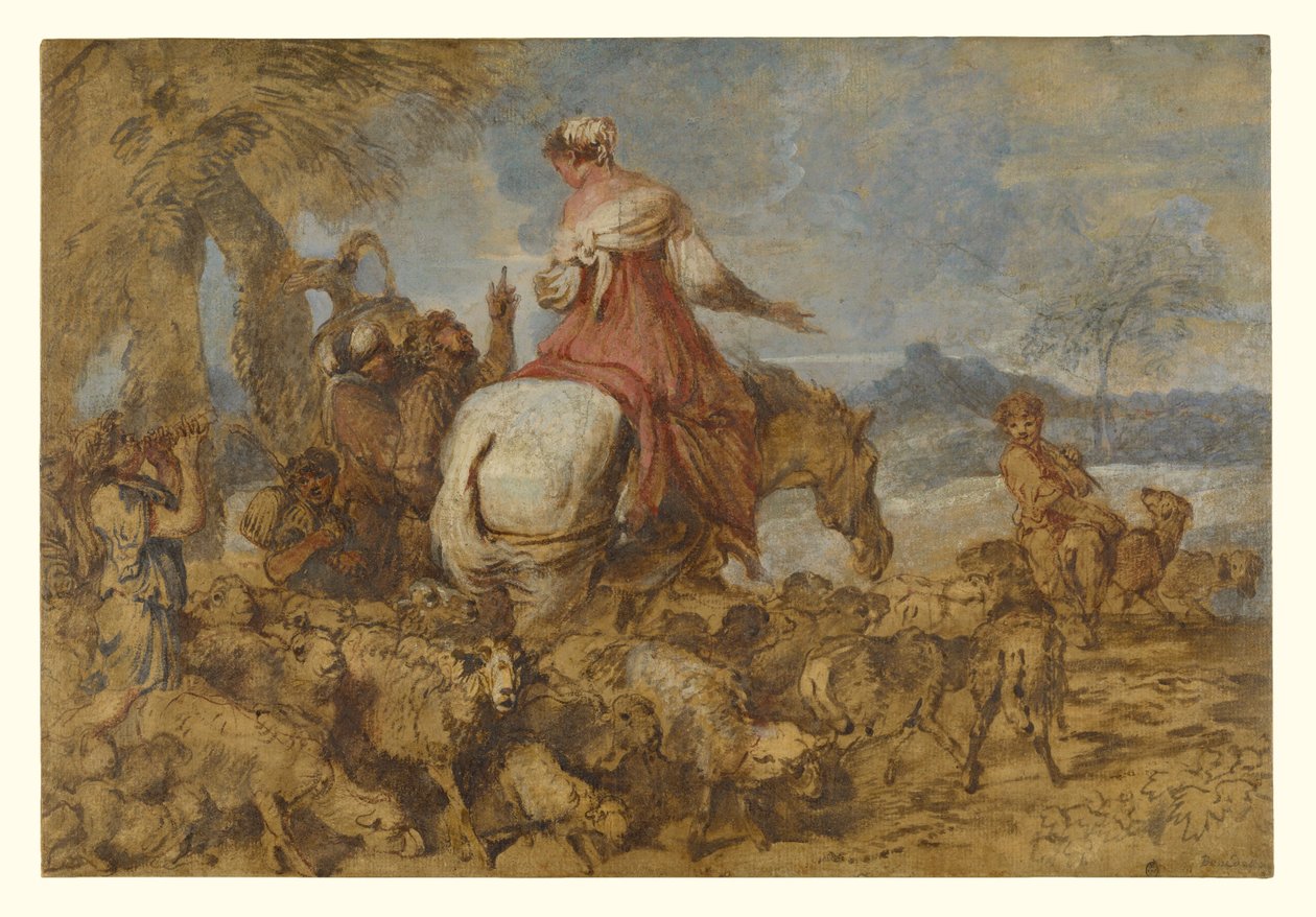 Pastorale Reise av Giovanni Benedetto Castiglione