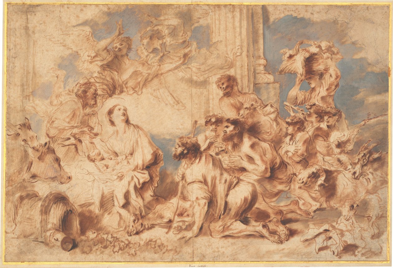 Hyrdenes tilbedelse av Giovanni Benedetto Castiglione