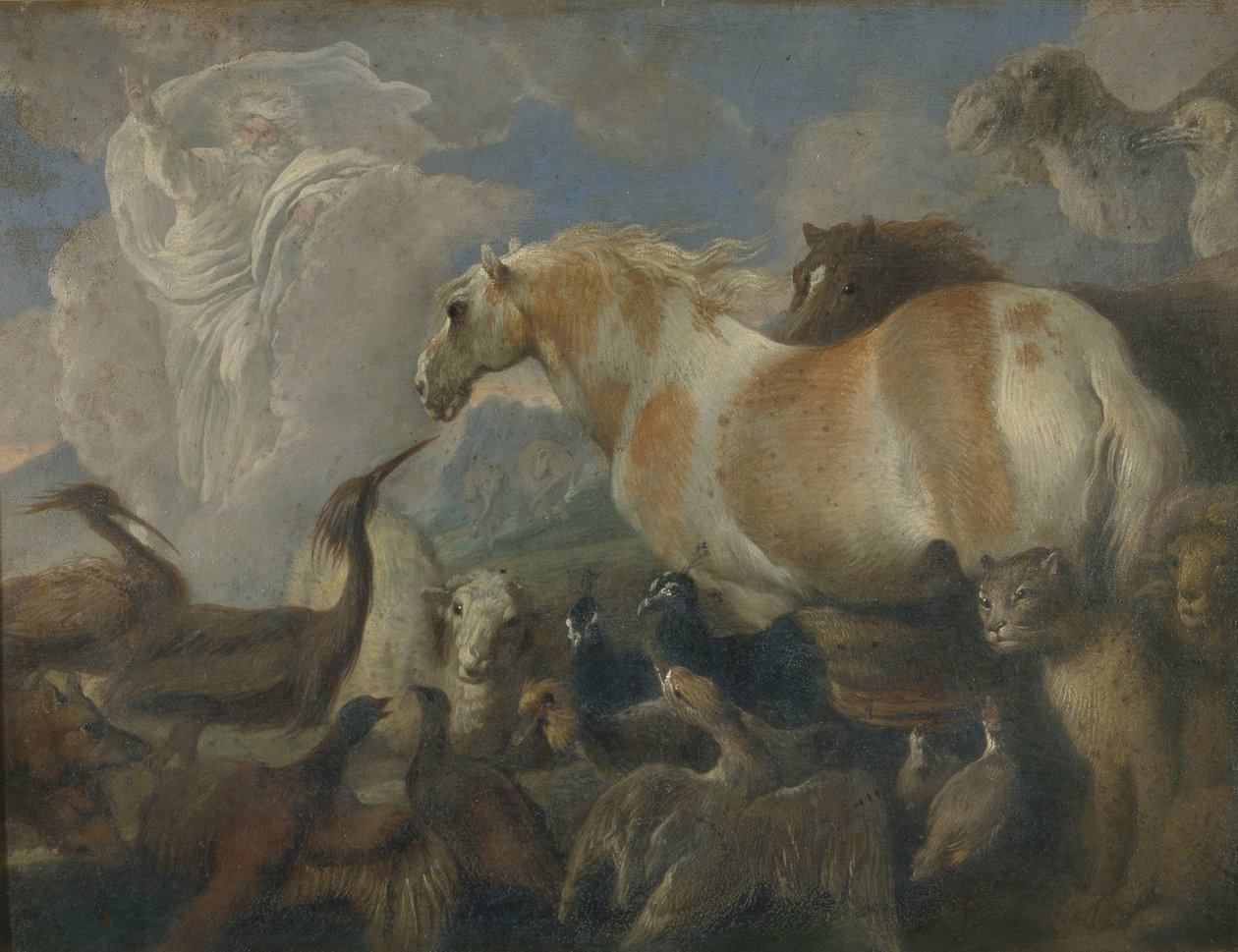 Skapelsen, midten av 1600-tallet. av Giovanni Benedetto Castiglione