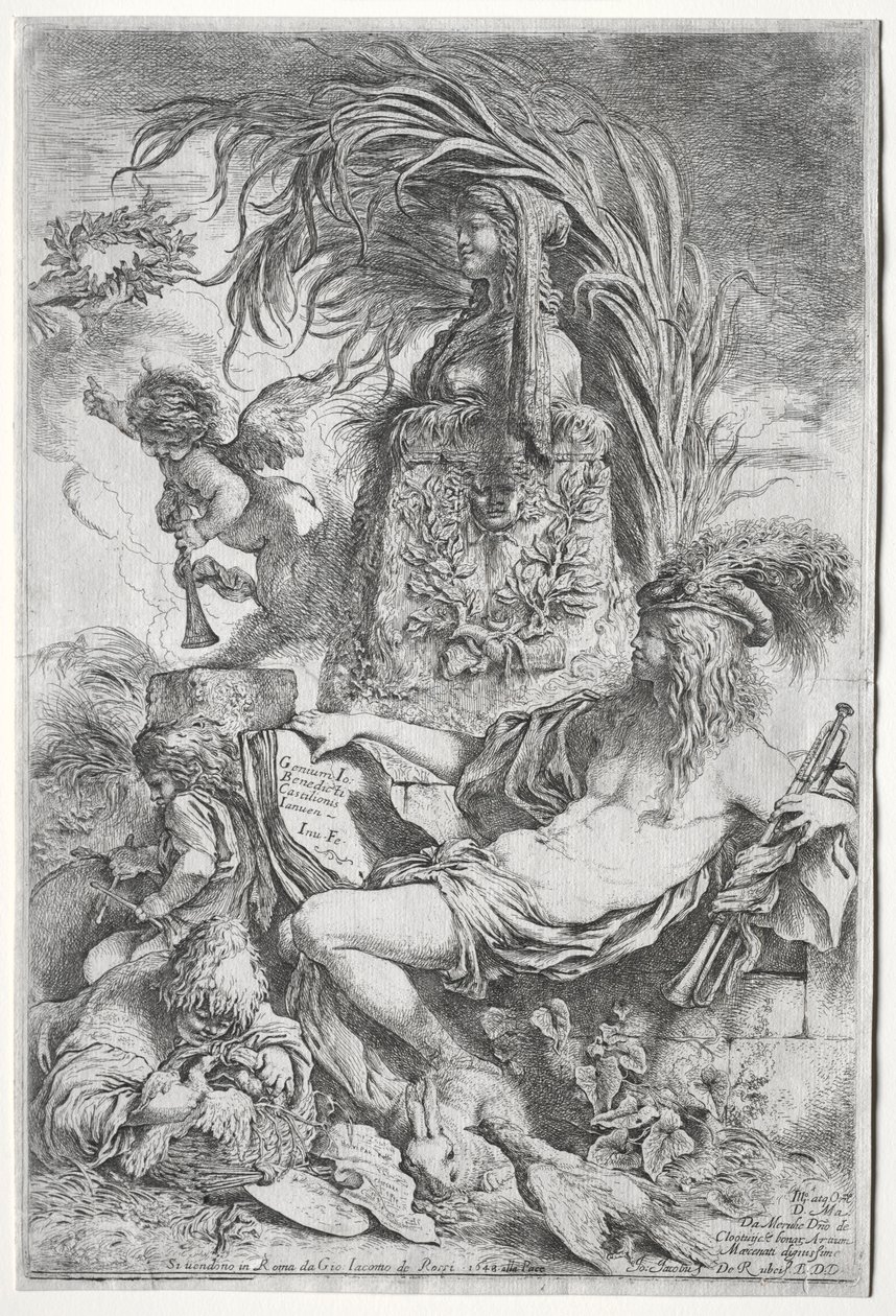 The Genius of Castiglione, 1648. av Giovanni Benedetto Castiglione