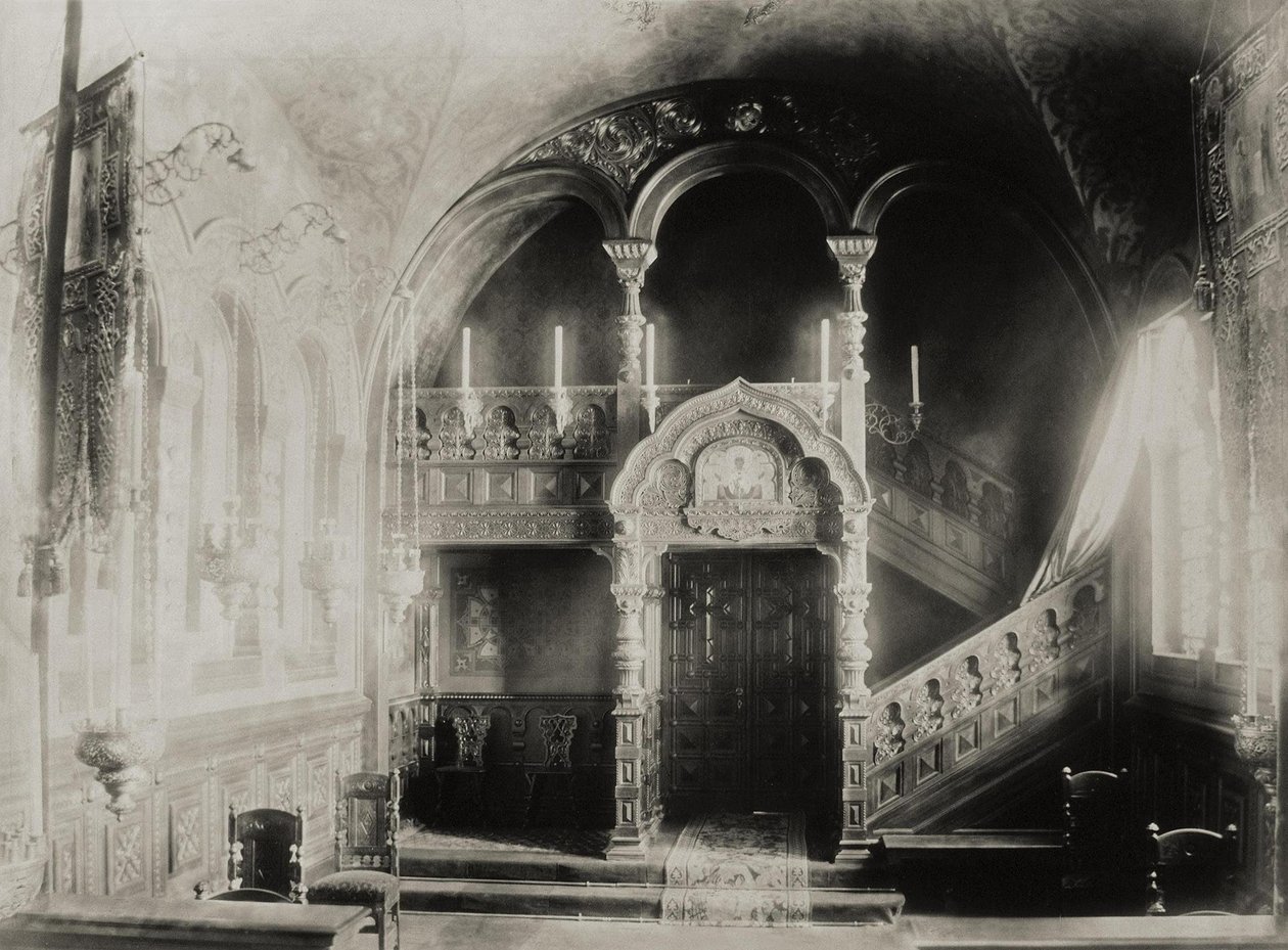 Huskapell ved Stroganov-palasset i St. Petersburg, etter 1879 av Giovanni Bianchi