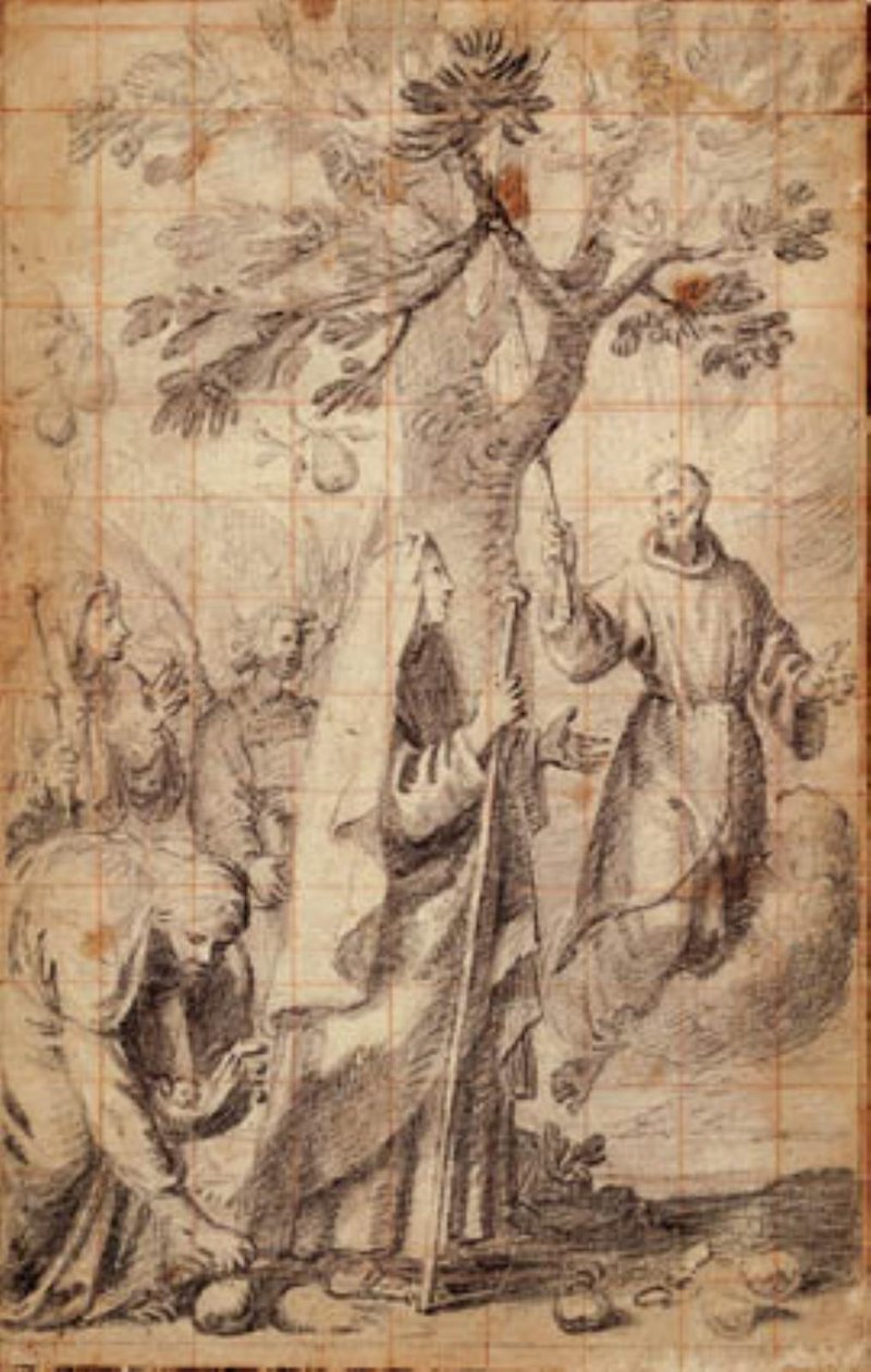 Et mirakel av eremitten St Torello av Giovanni Biliverti
