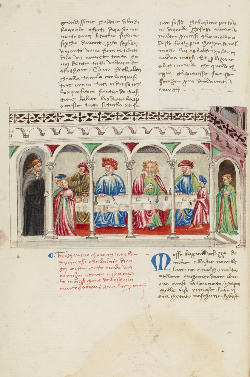 Dekameron, De fattiges eminente verdighet - Hugh primat og abbed av Cluny, første dag, ny 7. av Giovanni Boccaccio