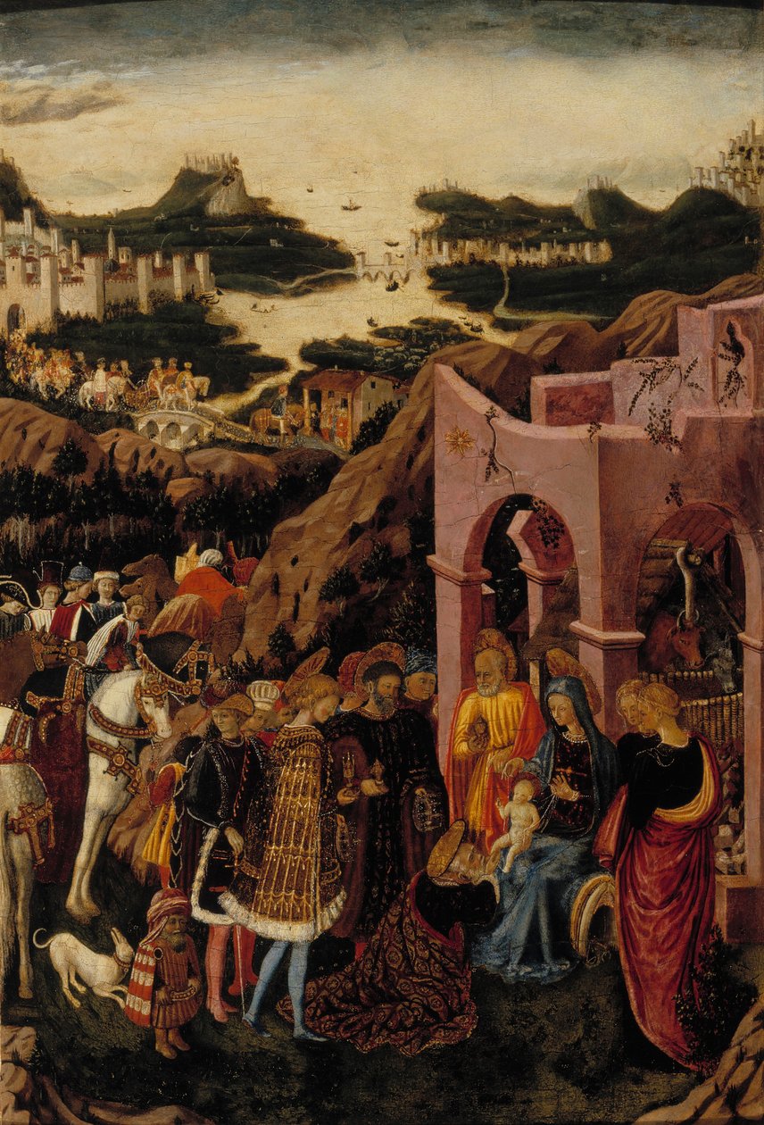 The Adoration of the Magi, ca 1442-1445. av Giovanni Boccati or Boccatto