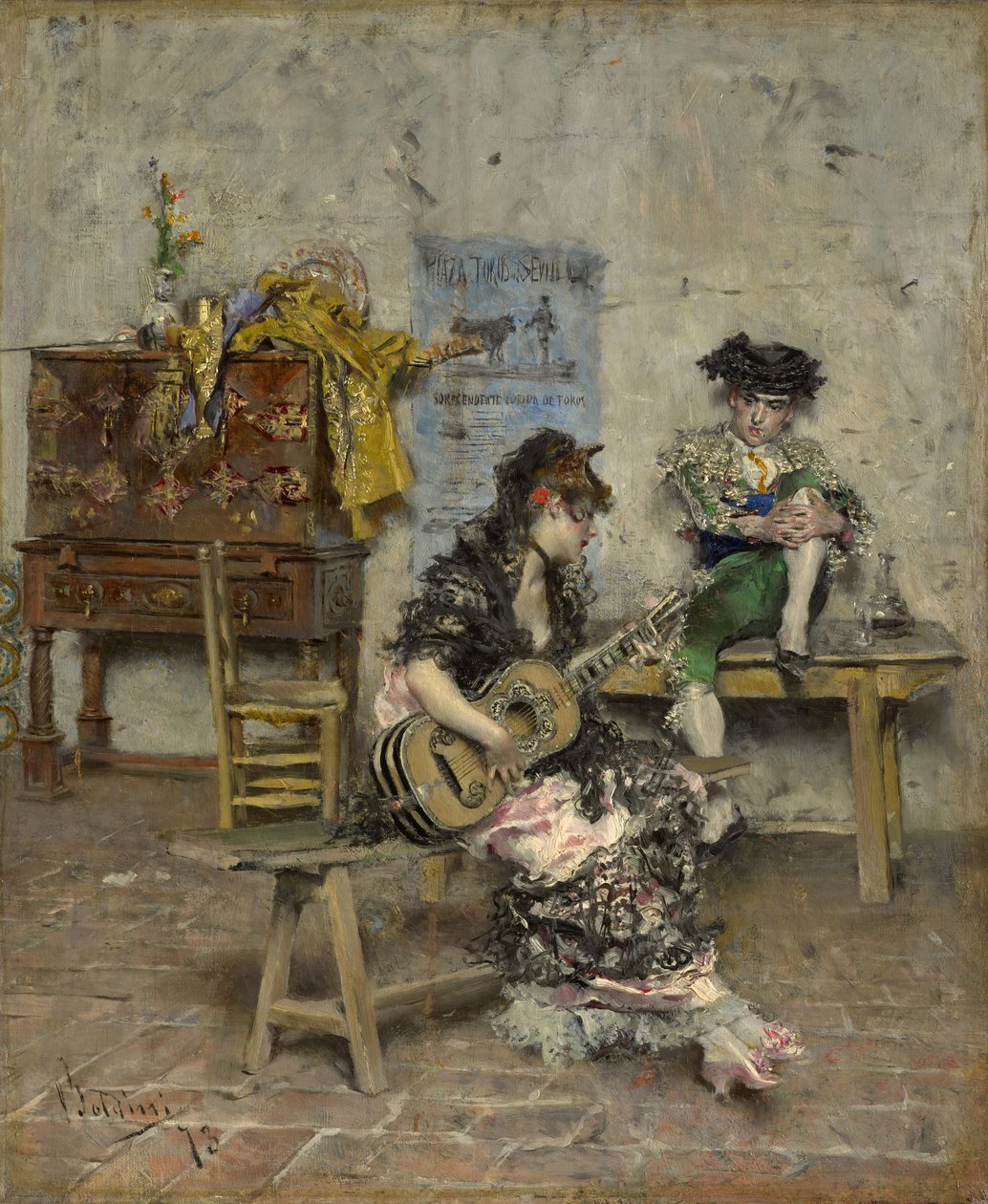En gitarspiller, 1872 av Giovanni Boldini