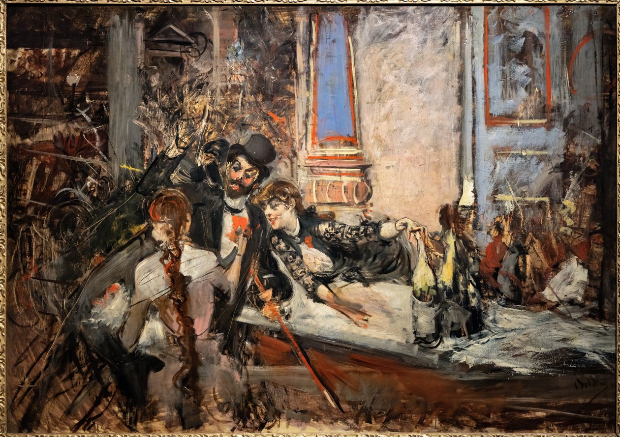 På Folies Bergere av Giovanni Boldini