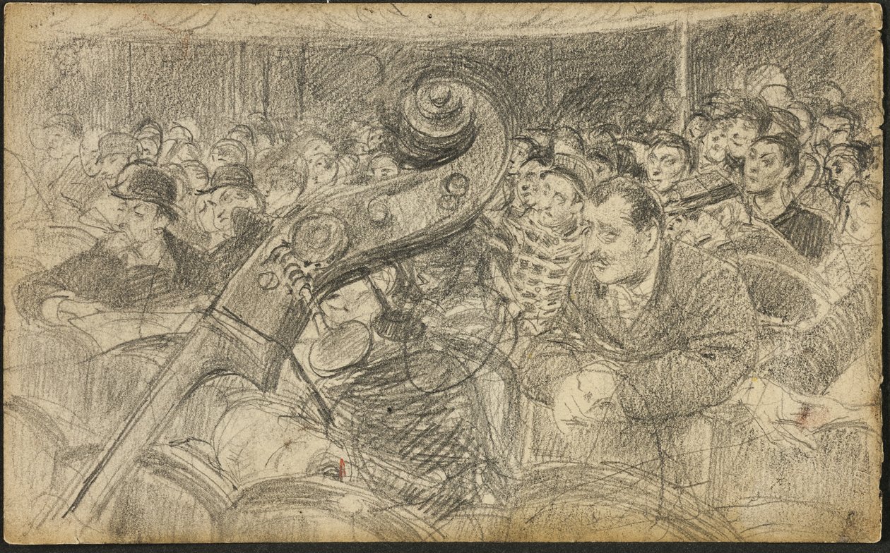 Publikum på et parisisk teater II av Giovanni Boldini