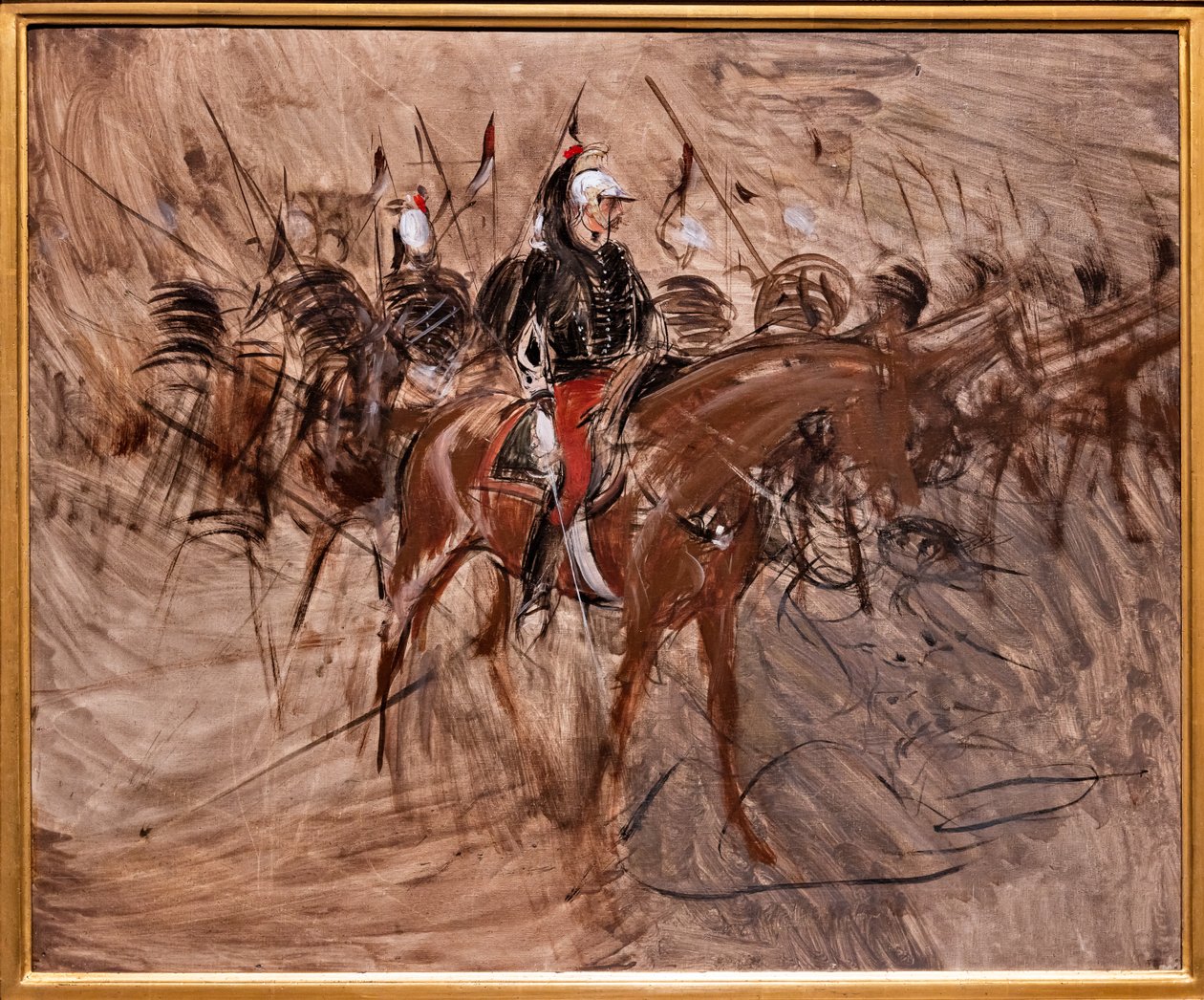 Drager på hesteryggen av Giovanni Boldini