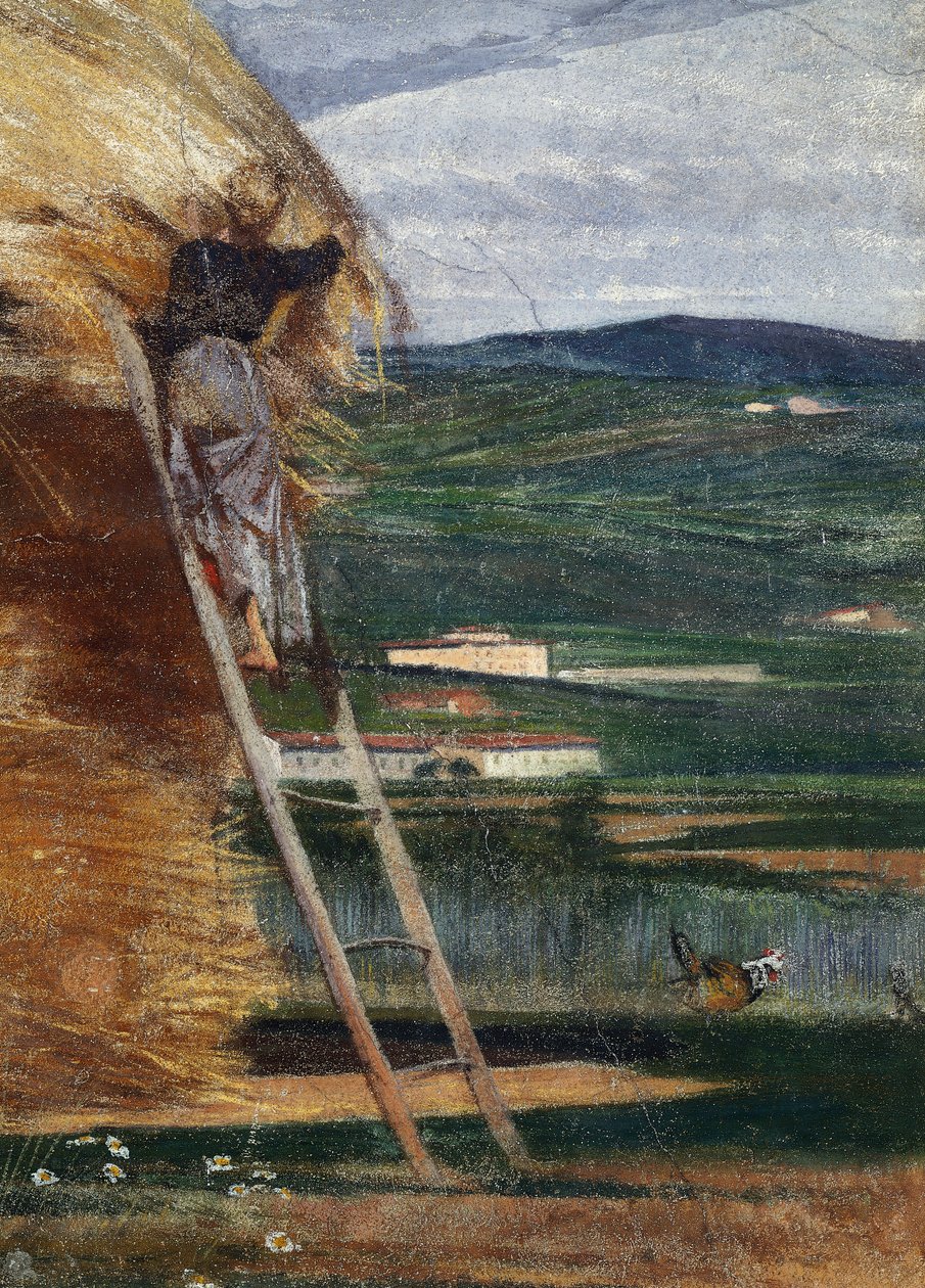 Haystack, en bonde på en stige av Giovanni Boldini