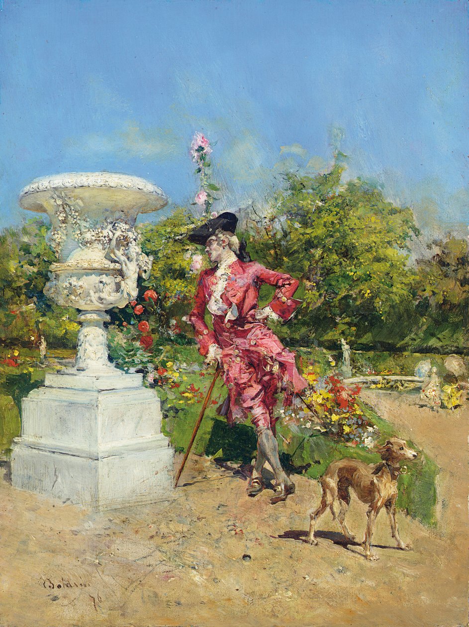 Il Marchesino i Versailles, 1876 av Giovanni Boldini