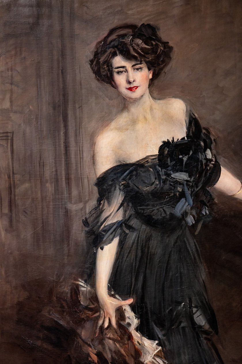 Mademoiselle de Nemidofft, detalj av Giovanni Boldini