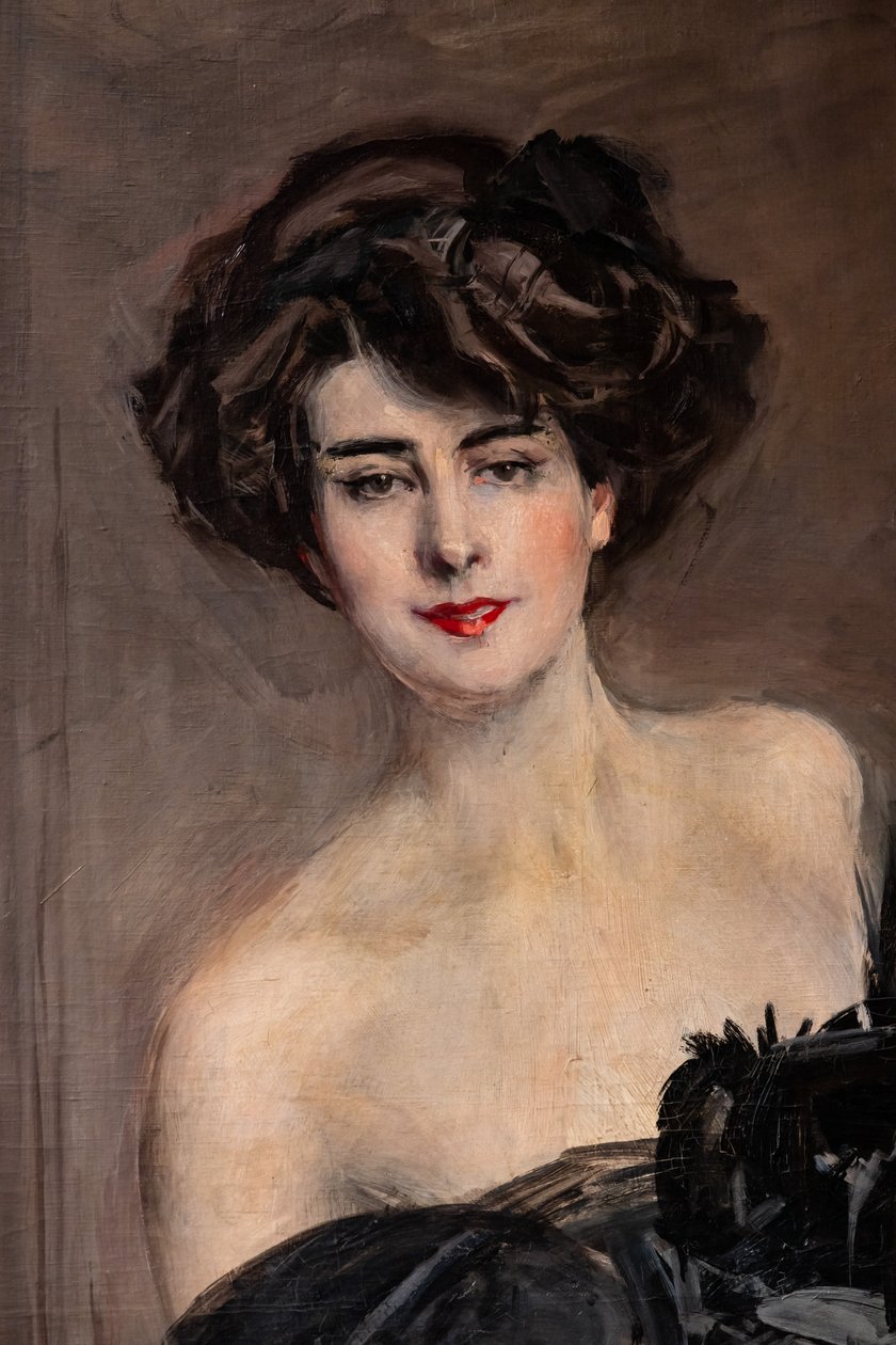 Mademoiselle de Nemidofft, detalj av Giovanni Boldini