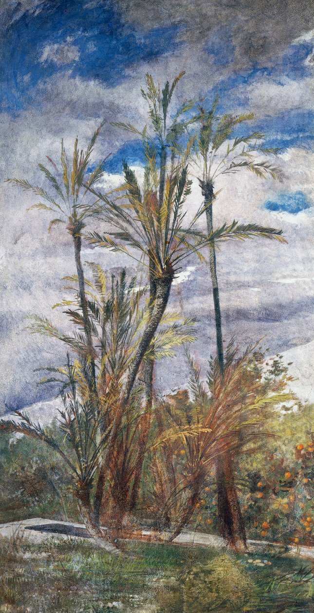 Palmer og appelsintrær av Giovanni Boldini
